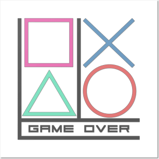 Game Over Posters and Art